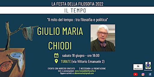 GIULIO MARIA CHIODI - TURATE - FESTA DELLA FILOSOFIA 2022