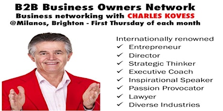 Brighton - Exclusive B2B Network - CEO's, Directors, Entrepreneurs, Business Owners, Business Consultants, Innovators Welcome! ! primary image