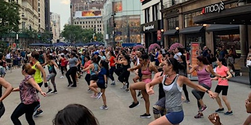 Sweat 34: IronStrength and Zumba  in Herald Square with Move to Empower!