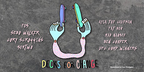 Decks for Change - Skate Art Exhibit & Charity Auction primary image
