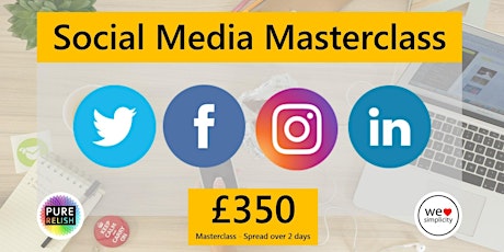 Social Media Marketing Masterclass - 2 Days - 1 and 9 August - Long Eaton primary image