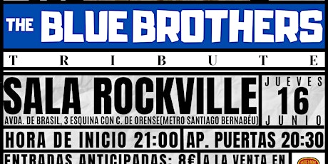 Imagen principal de THE BLUE BROTHERS TRIBUTE - JUEVES 16 DE JUNIO SALA ROCKVILLE