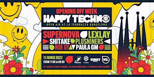 HappyTechno Open Air at La Terrrazza Barcelona (Off Week Opening Party)