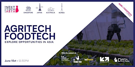 Agri/Food Tech: what are the opportunities in Asia? tickets