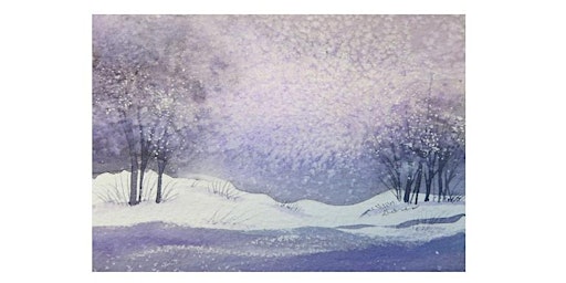 Learn To Draw And Paint! Beginners' Art Classes : Snowscenes in Watercolour