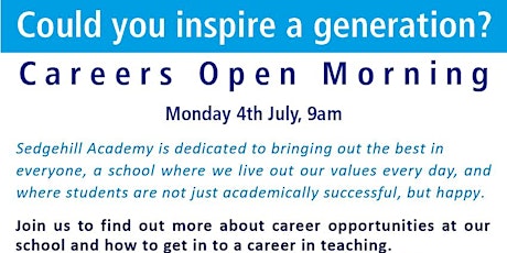 Careers Open Morning tickets