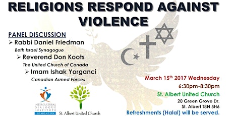 "Religions Respond Against Violence" Panel Discussion primary image