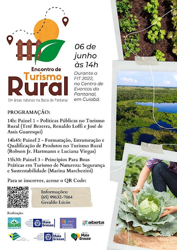 Imagem do evento Encontro de Turismo Rural em Áreas Naturais na Bacia do Pantanal