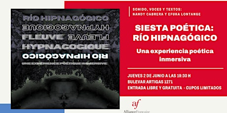 SIESTA POÉTICA:  RÍO HIPNAGÓGICO tickets