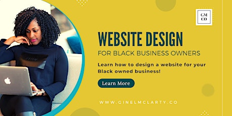 How to Design a Website for your Black owned Business. tickets