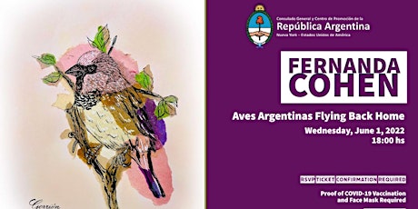 FERNANDA COHEN | Aves Argentinas Flying Back Home (Opening) tickets