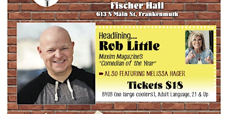 Comedy Show - Frankenmuth - Rob Little tickets
