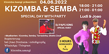 KIZOMBA & SEMBA SPECIAL DAY in Augsburg Tickets