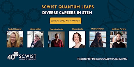 SCWIST Quantum Leaps - Diverse Careers in STEM tickets