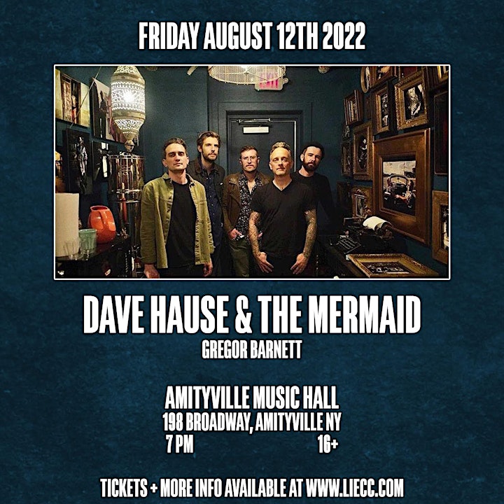 Dave Hause & the Mermaid at Amityville Music Hall image