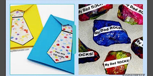 Toddler Craft Event for Father’s Day - Rock Painting & Make a Tie Card