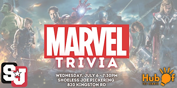 Marvel Trivia Night - Shoeless Joes Pickering