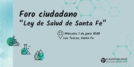 Imagen principal de Foro de Ley de Salud de Santa Fe (Primer encuentro