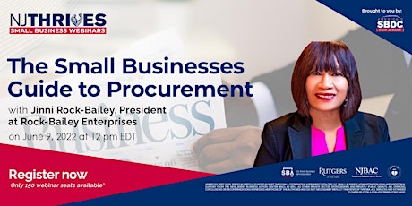 The Small Businesses Guide to Procurement tickets