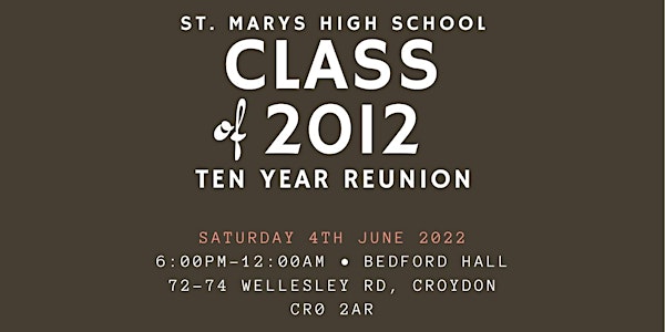 St Mary’s Reunion 2022 
