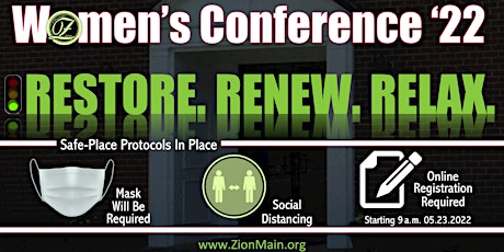 Women's Conference '22 - RESTORE. RENEW. RELAX. tickets