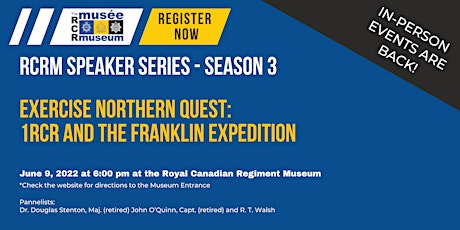 Exercise Northern Quest: 1RCR and the Franklin Expedition tickets