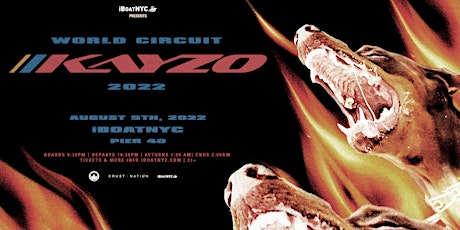 KAYZO Presents World Circuit Tour - iBoatNYC Yacht Cruise tickets
