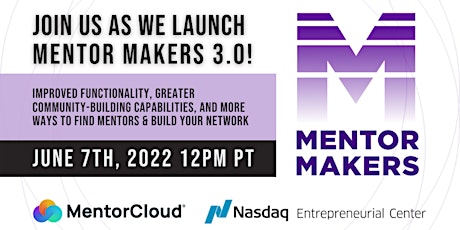 Mentor Makers 3.0 Launch Event tickets