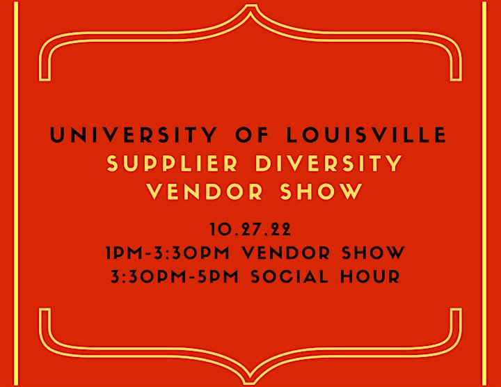 UofL Supplier Diversity Vendor Show — UofL Sustainability