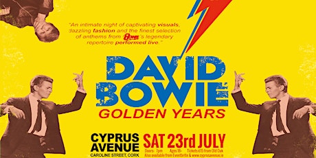 David Bowie - a tribute by Golden Years tickets