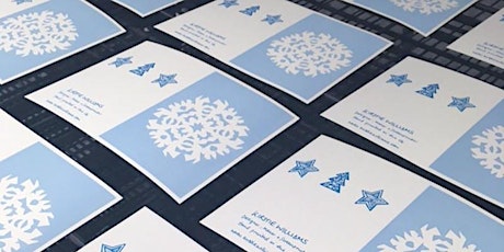 Screen Printing Christmas Cards