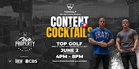 Top Golf - Content & Cocktails - Social Media and YouTube for Realtors tickets