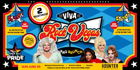 SECOND SEATING:  Buff Faye's "ROCK VEGAS PRIDE" Drag Brunch : VOTED #1 tickets