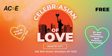 ACE Celebr-Asian of LOVE pop-up event tickets
