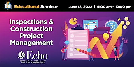 Educational Seminar: Inspections and Construction Project Management tickets