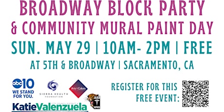 District 4 Community Mural Paint Day & Broadway Block Party tickets