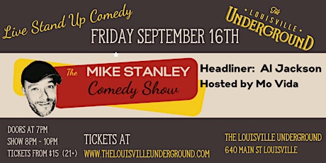 The Mike Stanley Comedy Show tickets