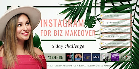 Instagram for Business Makeover 5 Day Challenge tickets