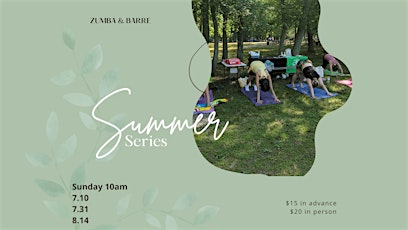 Zumba and Barre in the Park