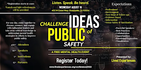 Challenge Ideas of Public Safety tickets