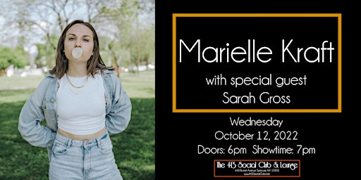 Marielle Kraft with Special Guest Sarah Gross at The 443