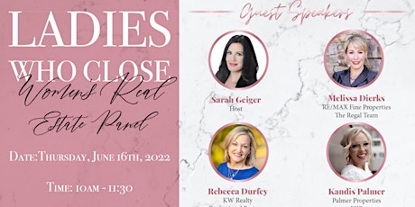 Ladies Who Close: Women in Real Estate Event tickets