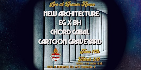 New Architecture, EG X BH, Chord Cabal, Cartoon Graveyard