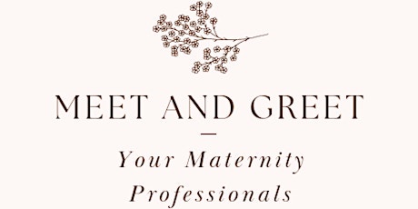 Meet and Greet with your Maternity Professionals