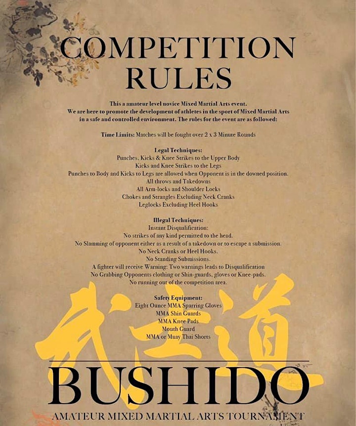 Bushido Contenders Amateur MMA image