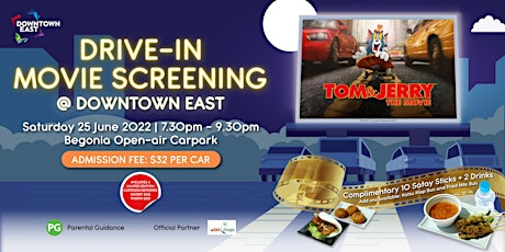 June '22 Drive-in Movie Screening @ Downtown East tickets