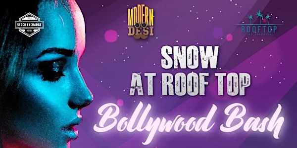 Snowing At Rooftop Bollywood Bash