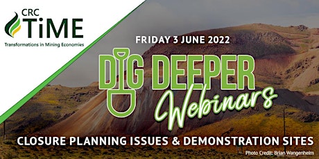 Dig Deeper Webinar: Closure Planning Issues & Demonstration Sites biglietti
