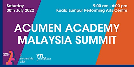 Acumen Academy Malaysia Summit tickets