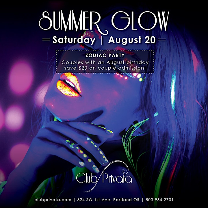 Club Privata: Summer Glow (Zodiac Party) image